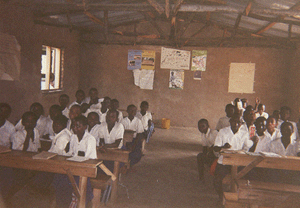 A classroom at Mlowa.